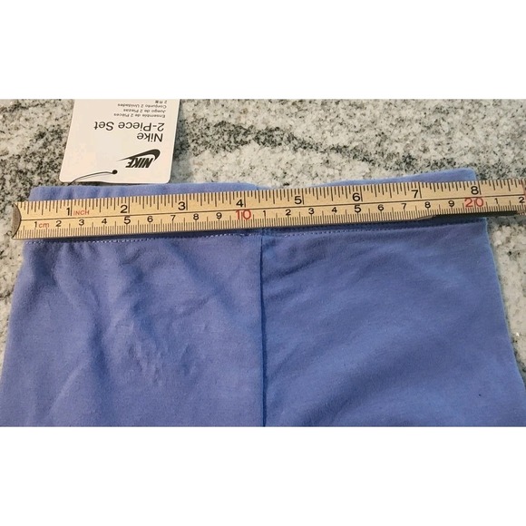 NIKE LEGGINGS BABY GIRL SIZE 18 MONTHS BLUE ELASTIC WAIST **PANTS ONLY!** NEW - Picture 5 of 6